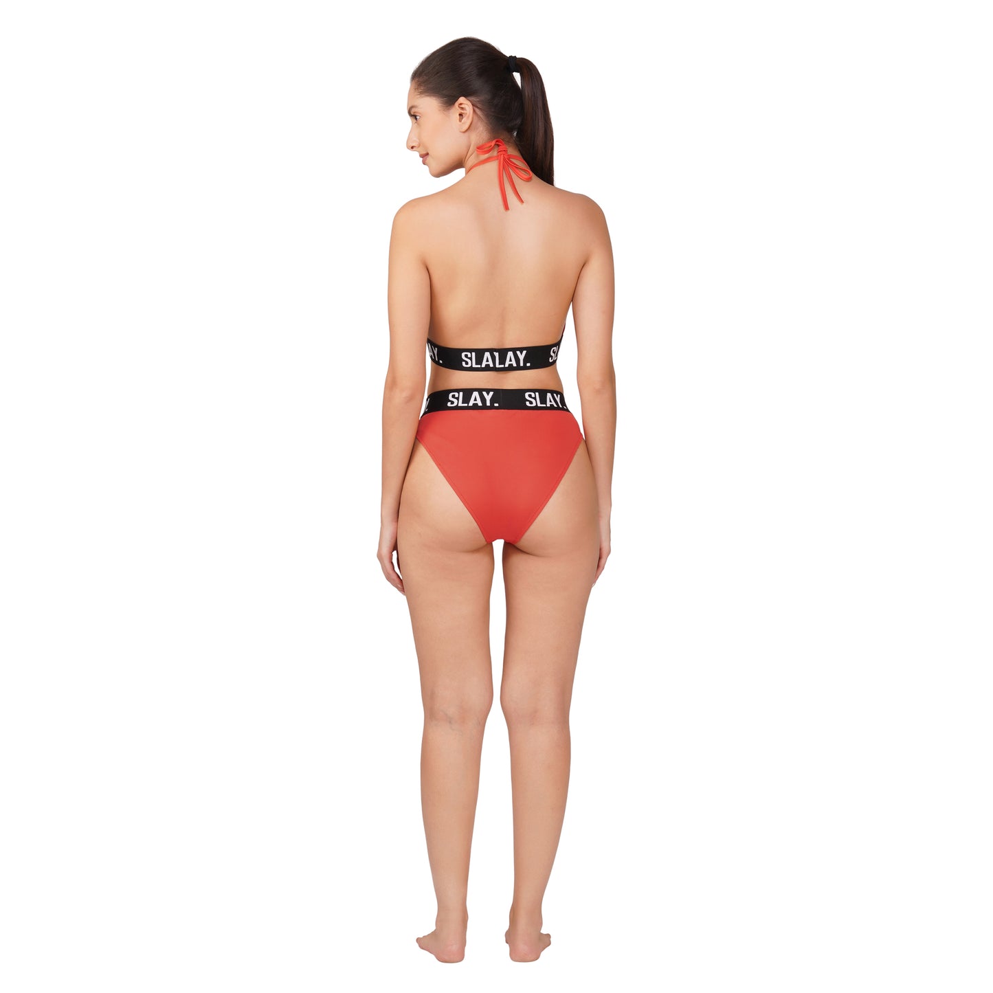 SLAY. Sport Women's Orange Bikini Set Swimwear