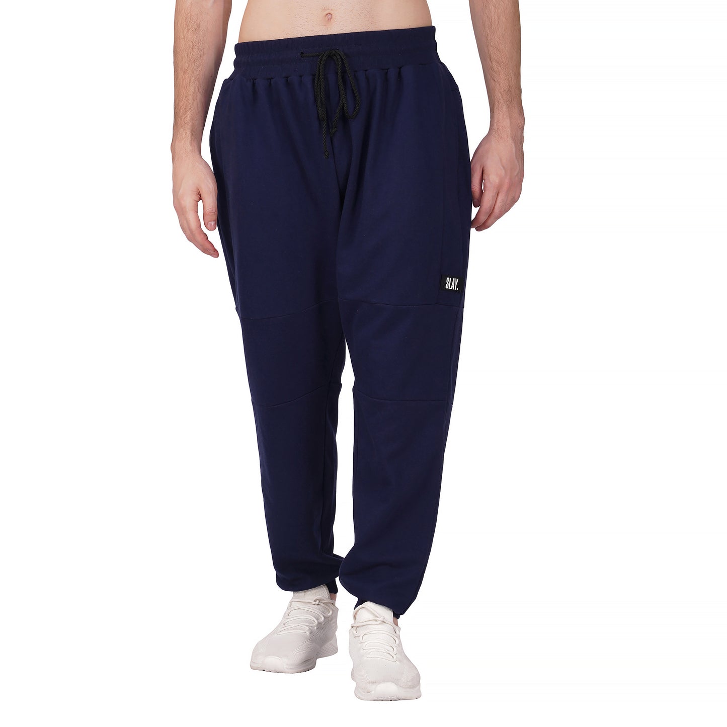 SLAY. Men's Navy Oversized Drop Shoulder Hoodie & Joggers Co-ord Set
