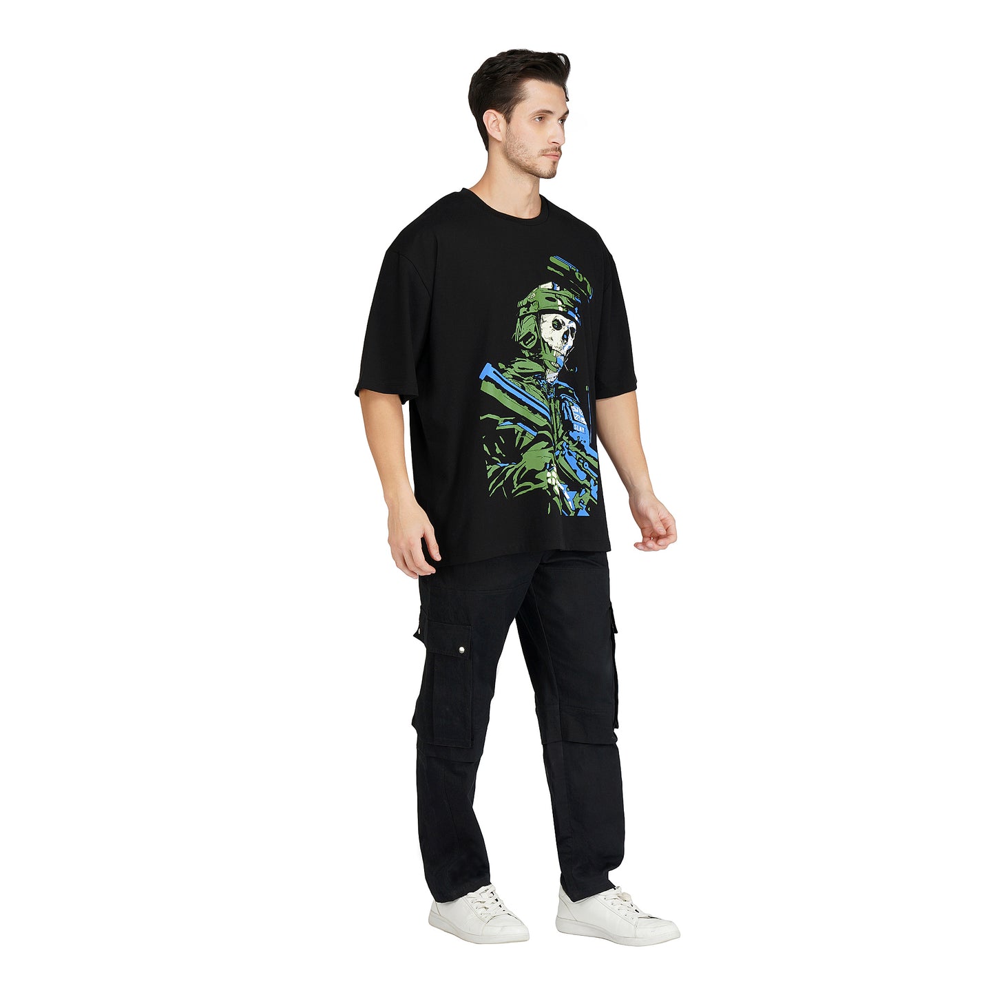 SLAY. Men's "Call of Duty" Oversized Drop Shoulder T Shirt