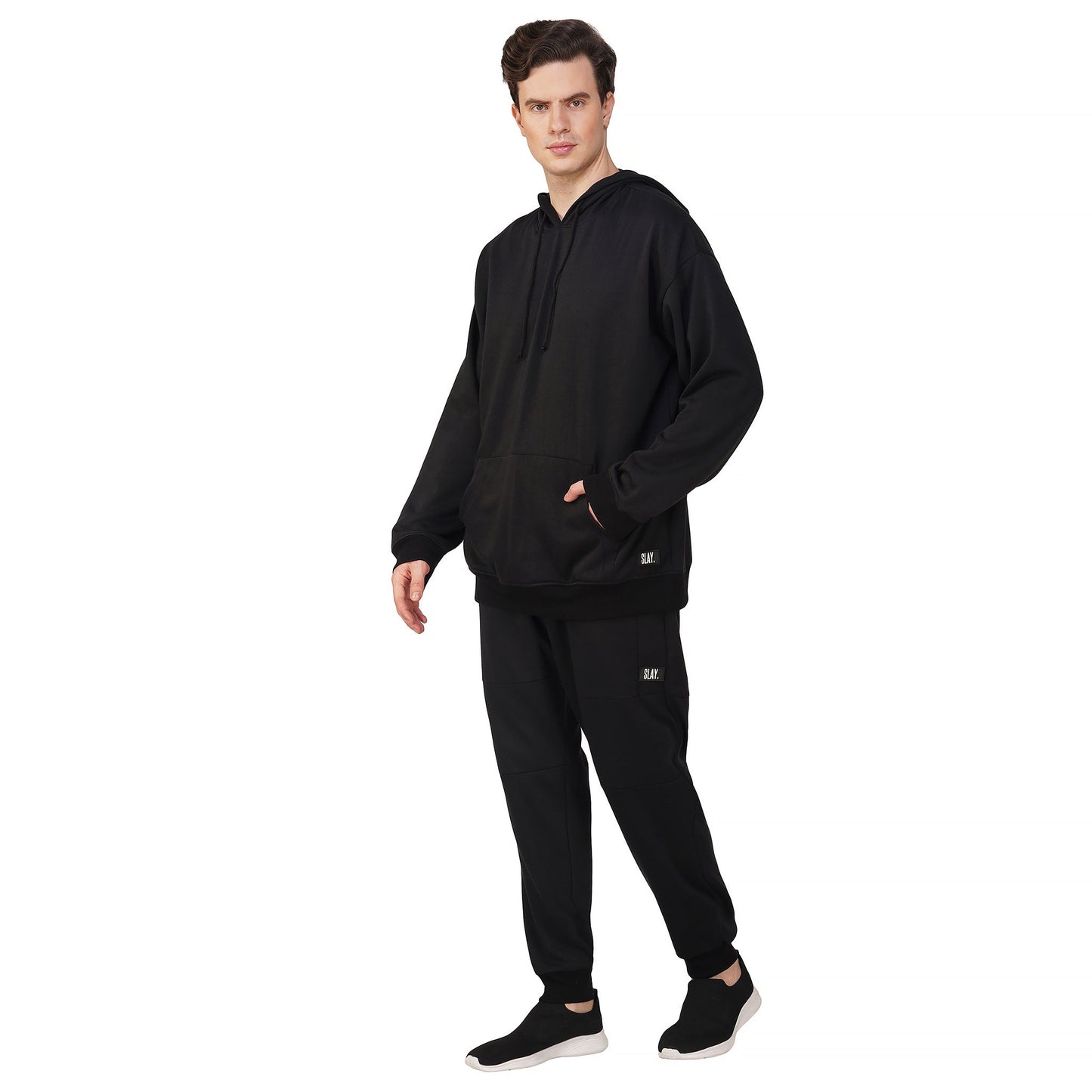SLAY. Men's Black Joggers