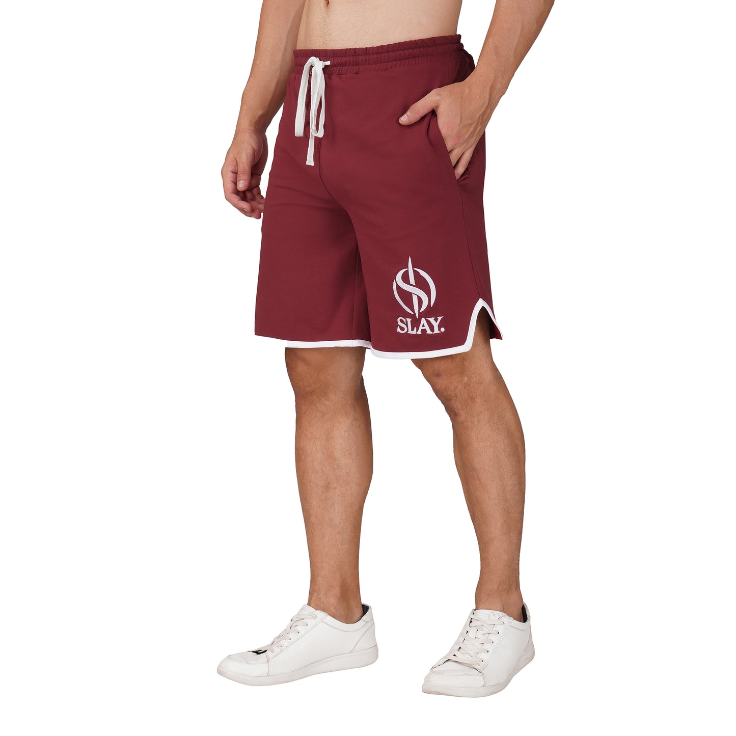 SLAY. Men's Red Varsity Co-ord Set