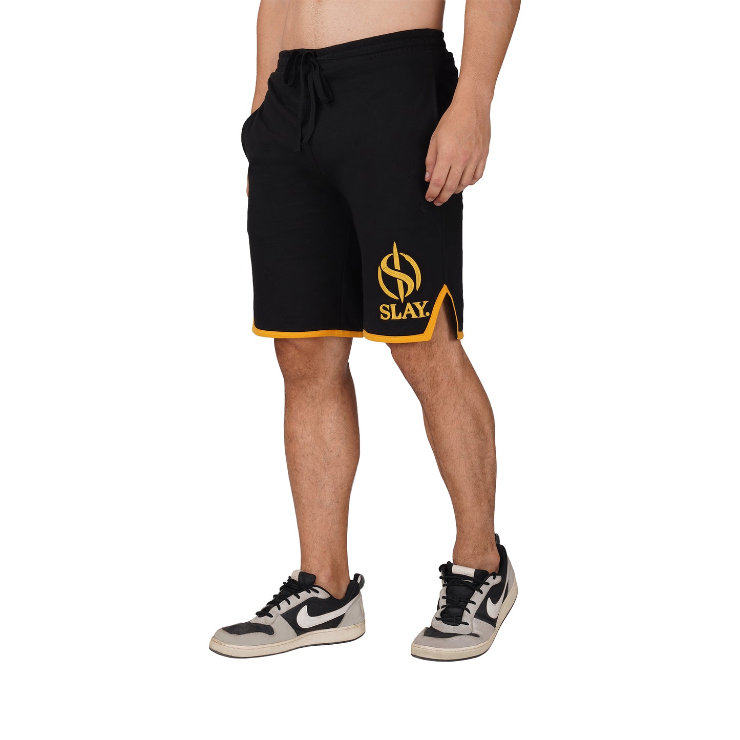 SLAY. Men's Black Varsity Co-ord Set