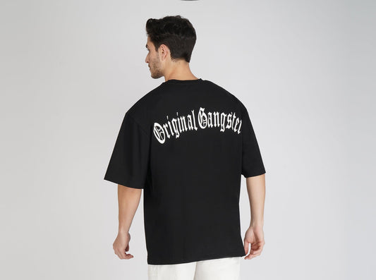 SLAY. Men's O.G "Original Gangster" Oversized Drop Shoulder T Shirt