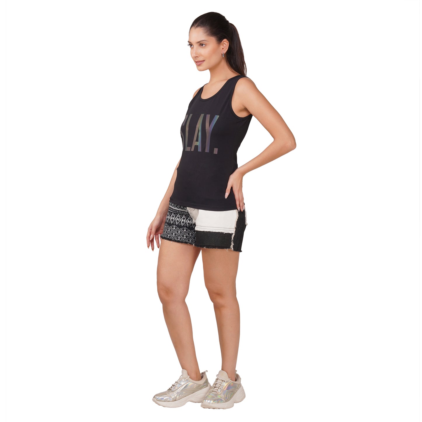 SLAY. Women's Reflective Tank Top Limited Edition