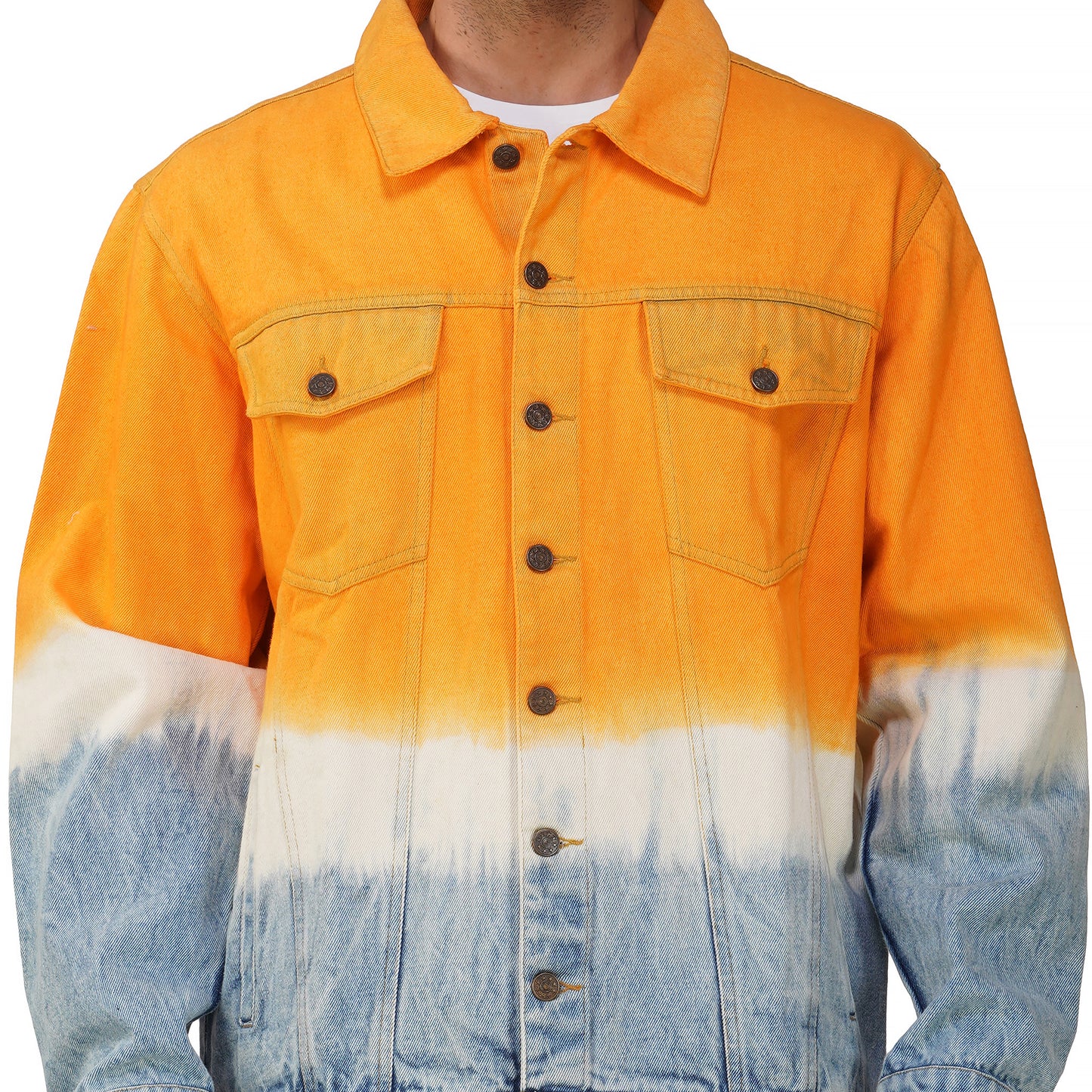 SLAY. Gradient Fire Denim Co-ord Set