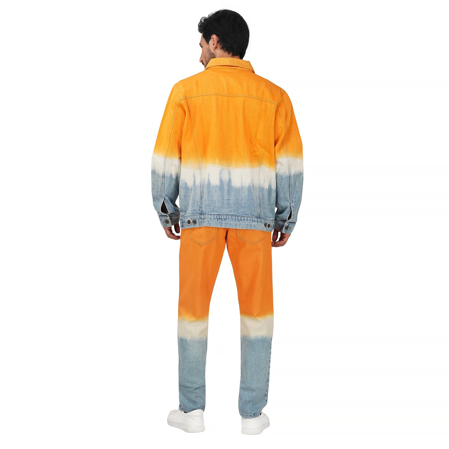 SLAY. Gradient Fire Denim Co-ord Set