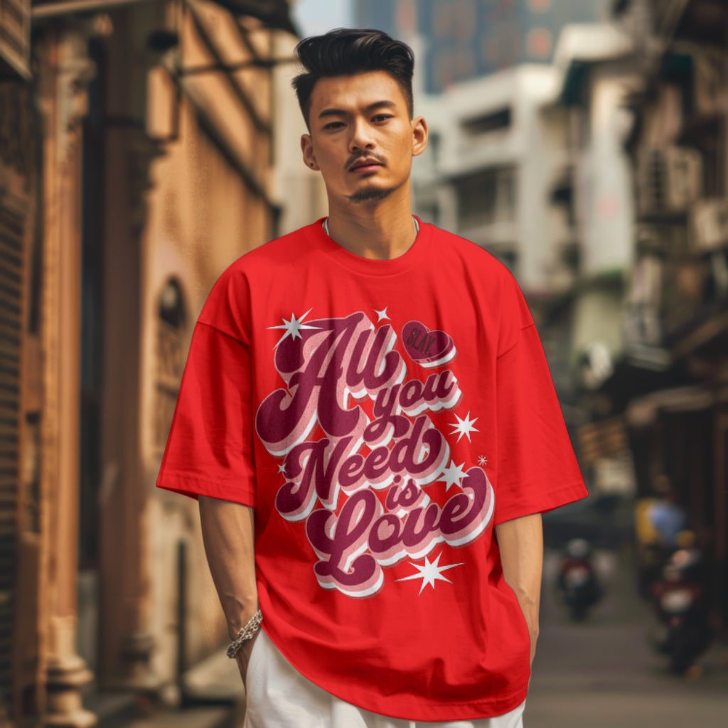 SLAY. All You Need is Love Oversized T-Shirt