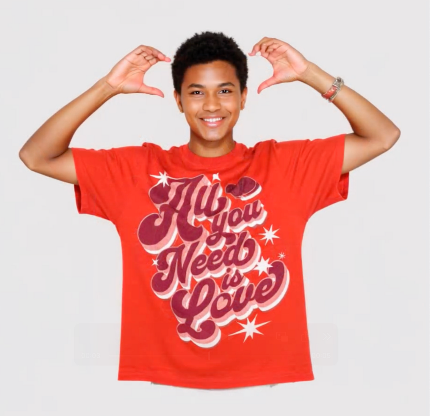 SLAY. All You Need is Love Oversized T-Shirt