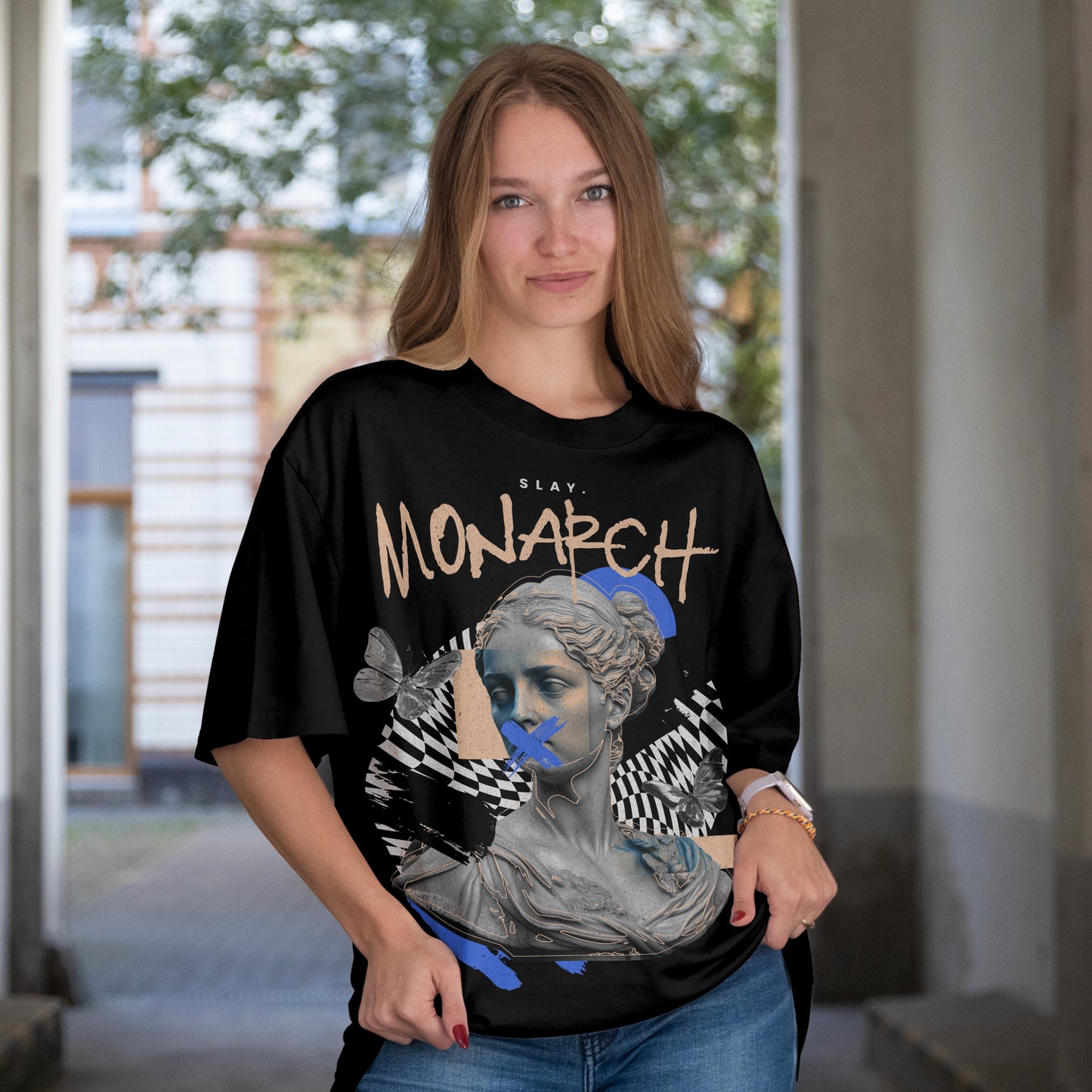SLAY. Monarch Graphic T shirt
