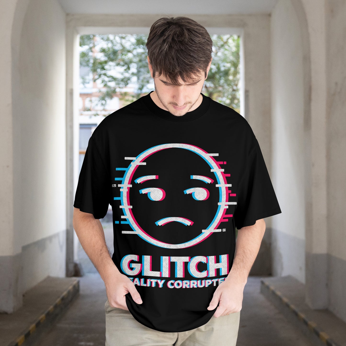 SLAY. Glitch Oversized T shirt