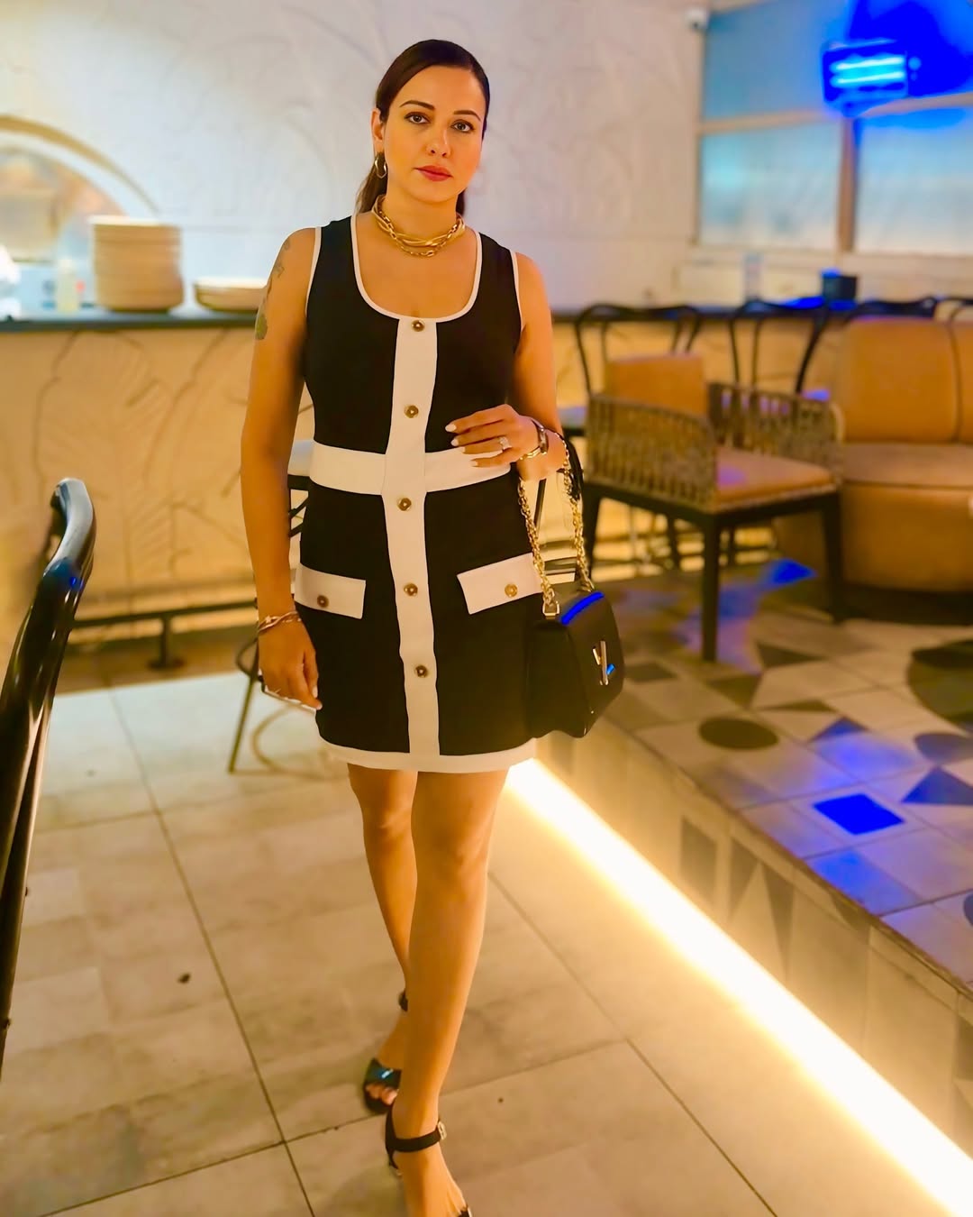 SLAY. Women's Black Cocktail Dress