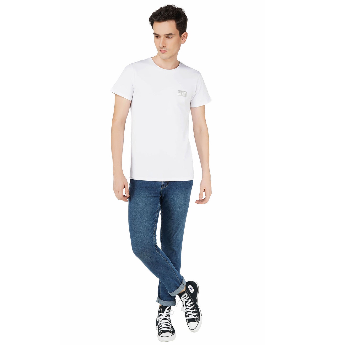 SLAY. Classic Men's Limited Edition Silver Foil Printed T-shirt-clothing-to-slay.myshopify.com-T-Shirt