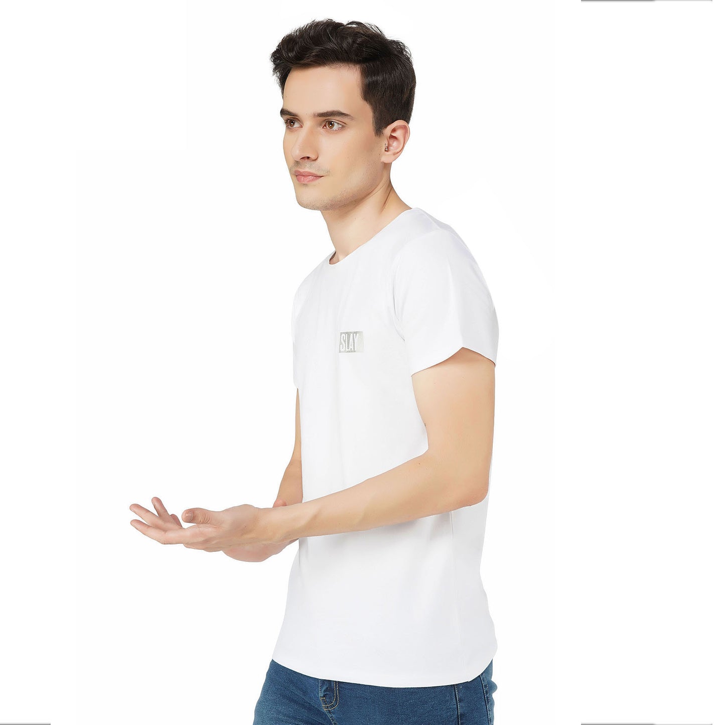 SLAY. Classic Men's Limited Edition Silver Foil Printed T-shirt-clothing-to-slay.myshopify.com-T-Shirt