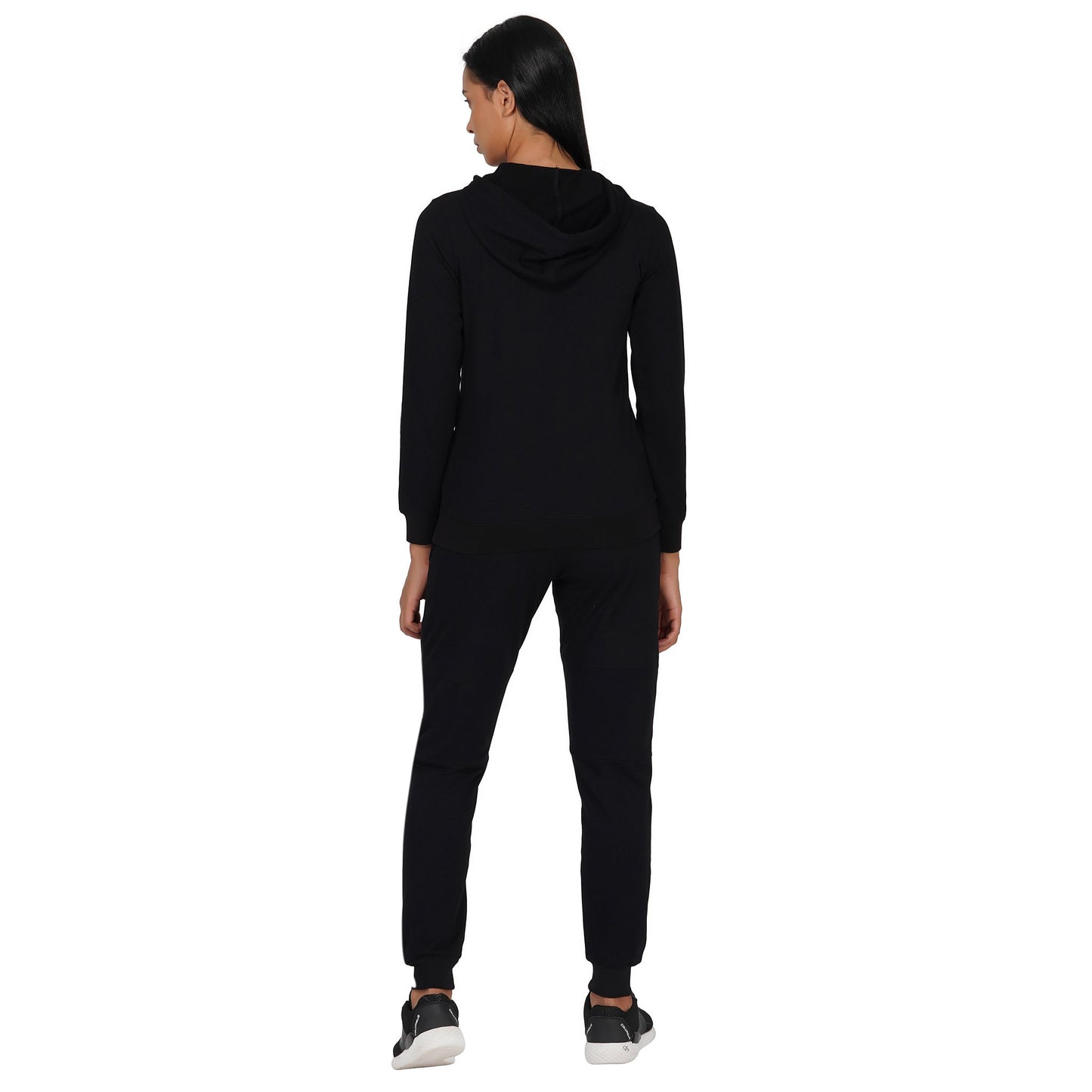 SLAY. Classic Women's Limited Edition Holographic Reflective Print Black Joggers-clothing-to-slay.myshopify.com-Tracksuit
