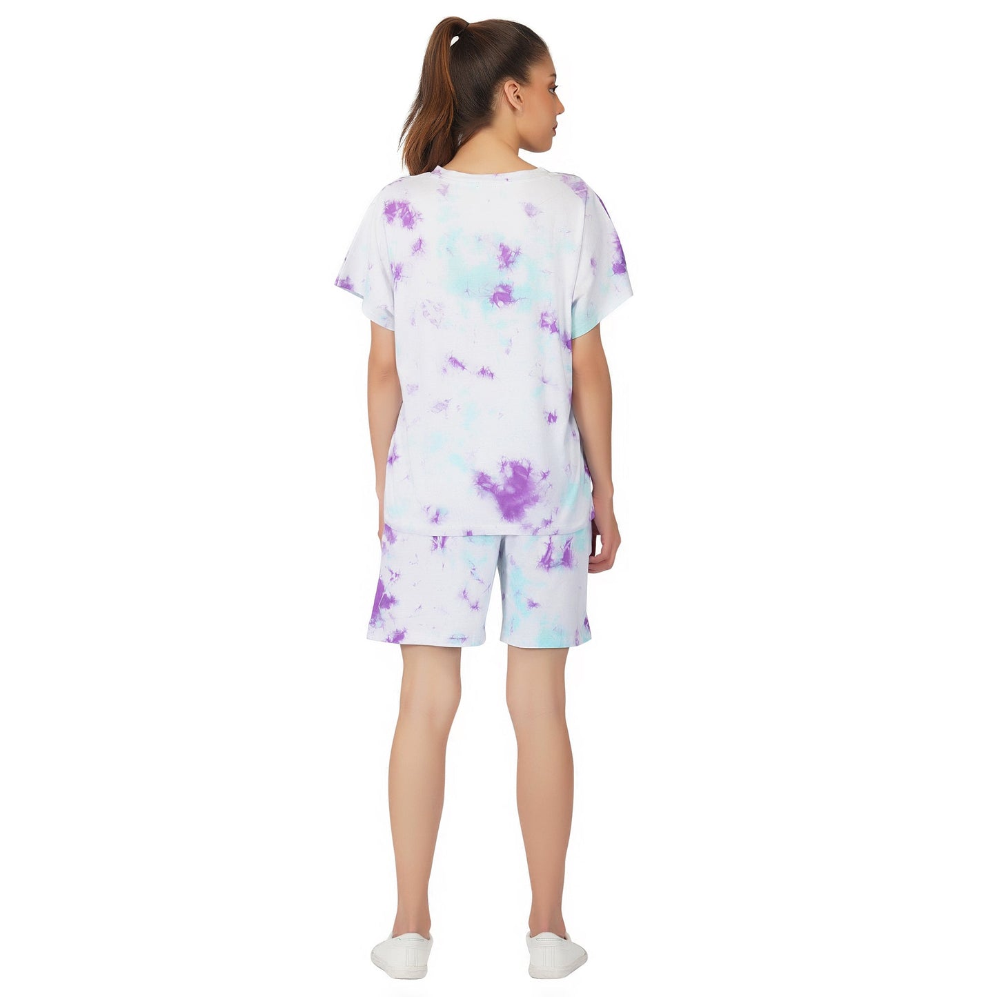SLAY. Women's Oversized Tie Dye Shorts