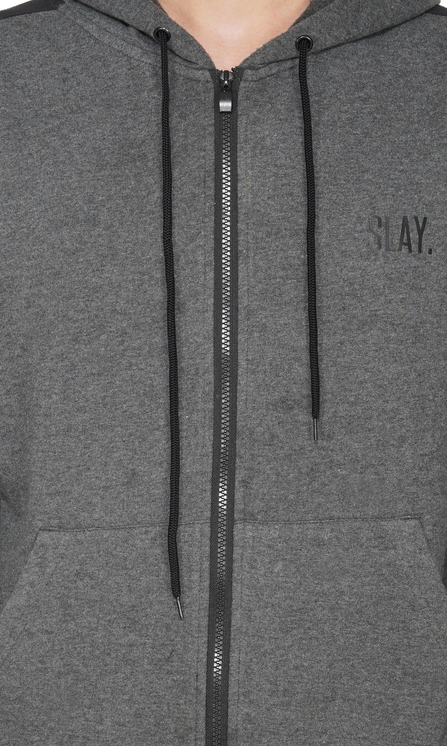 SLAY. Men's Dark Grey Tracksuit with Black Side Stripes-clothing-to-slay.myshopify.com-Tracksuit