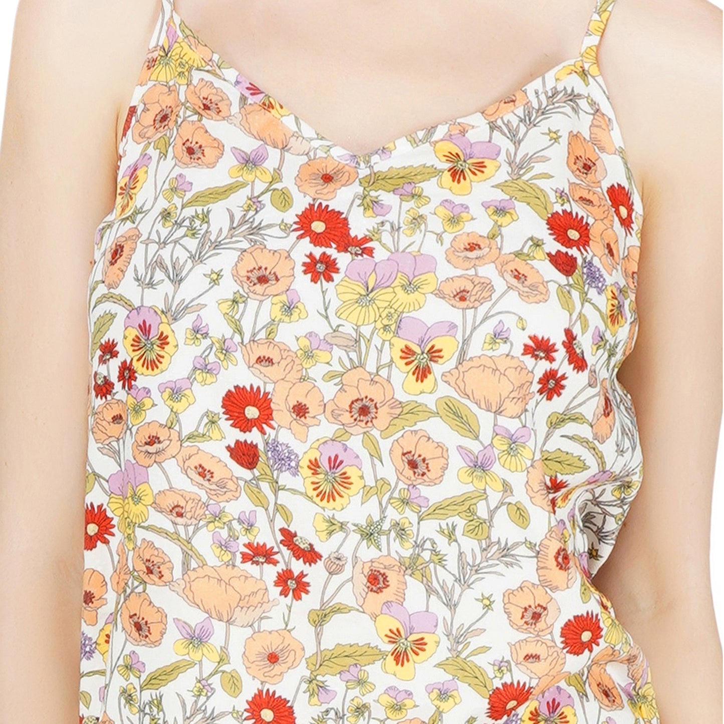 SLAY. Women's Floral Print Cami And Shorts Coord Set-clothing-to-slay.myshopify.com-Cami And Shorts Set