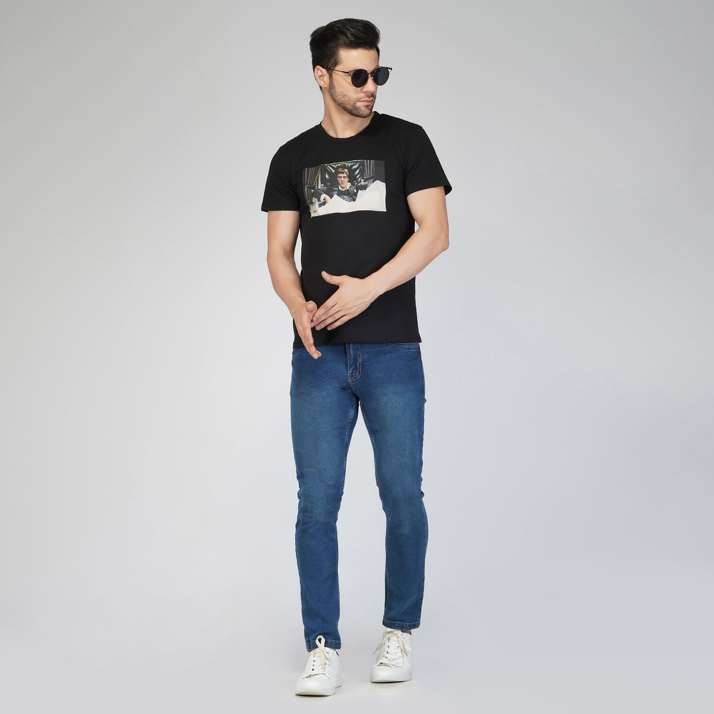 SLAY. Men's Limited Edition Black Scarface T-shirt "G Shirt"
