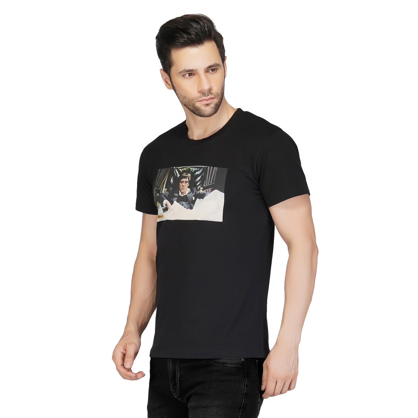 SLAY. Men's Limited Edition Black Scarface T-shirt "G Shirt"