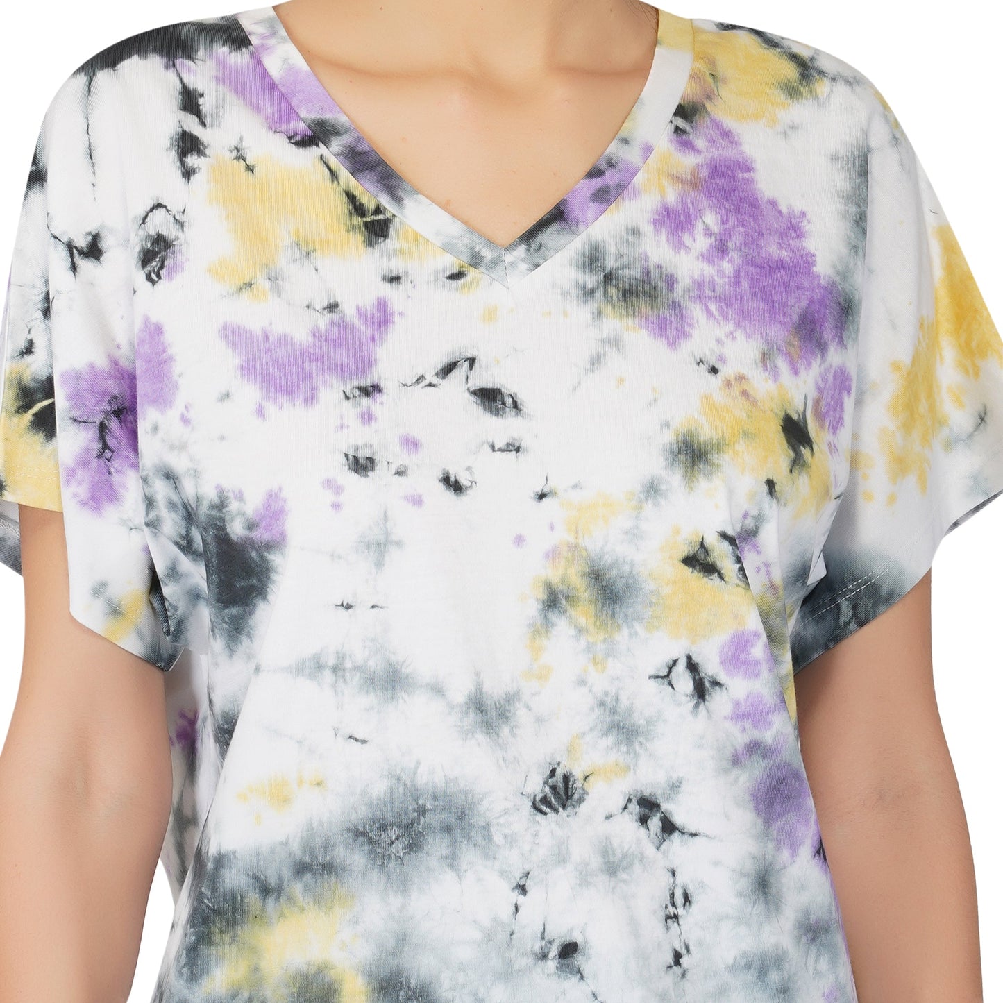 SLAY. Women's Oversized Tie Dye Shorts