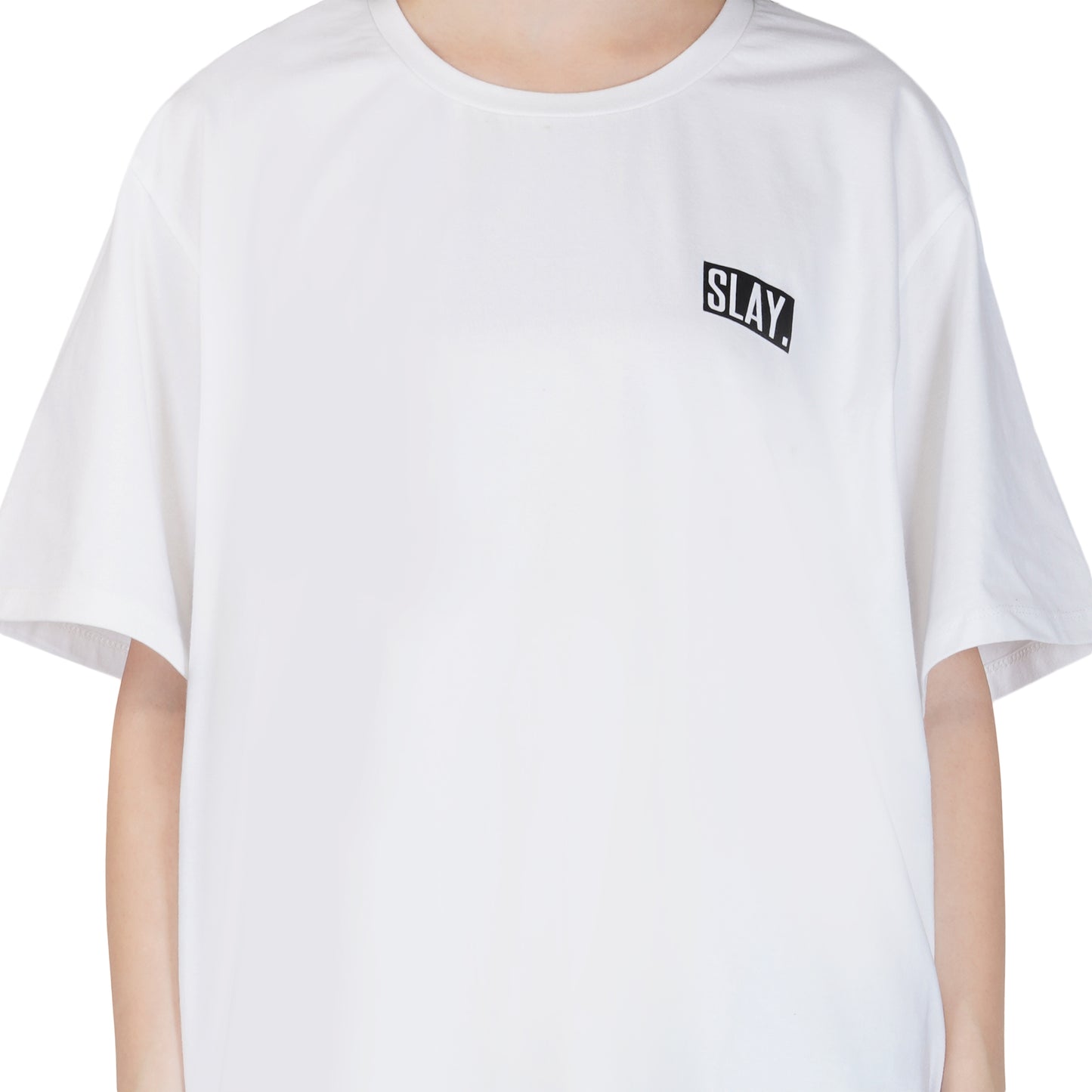 SLAY. Women's Have a Nice Day Print Oversized Drop shoulder T-shirt