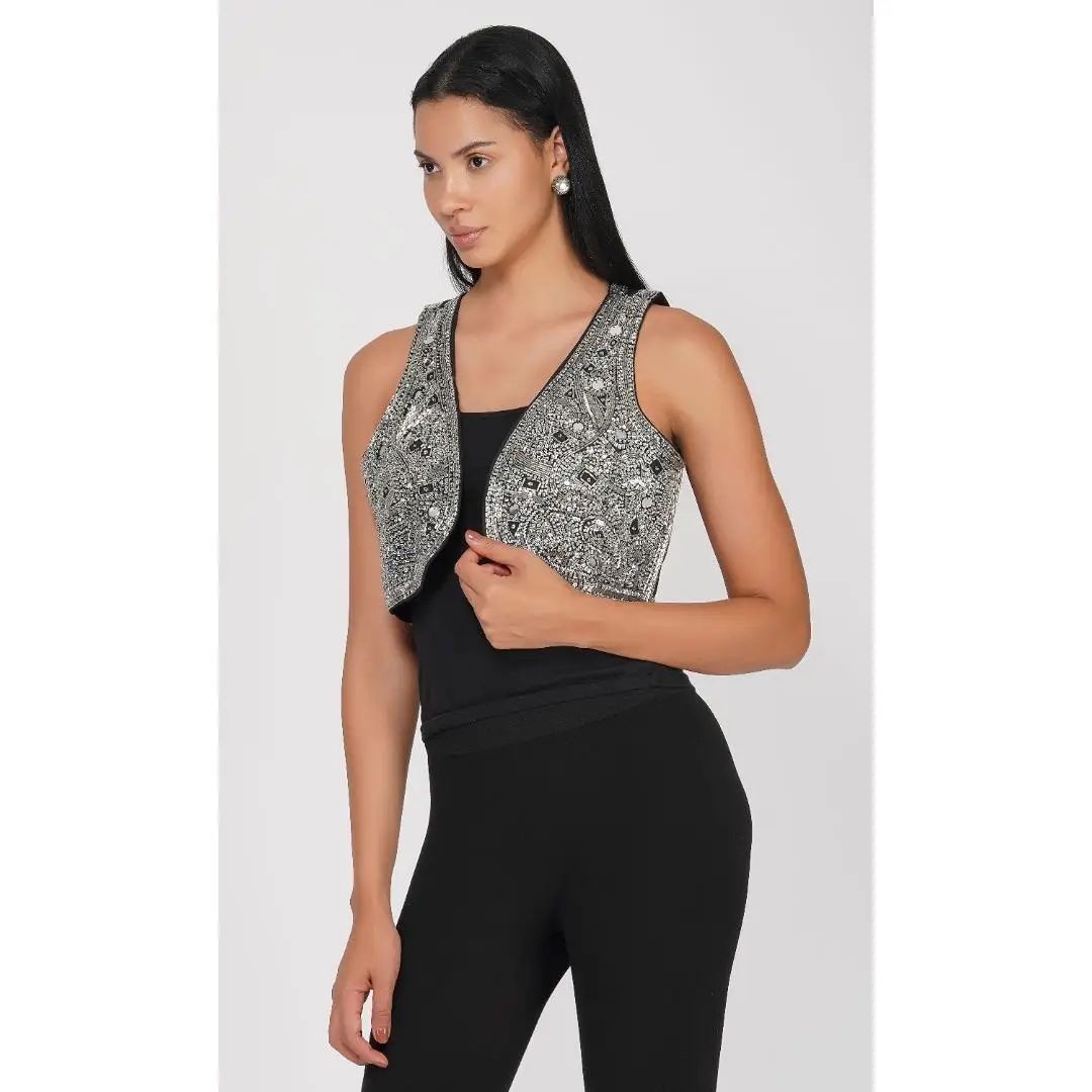 SLAY. Sequenced Bolero Crop Jacket