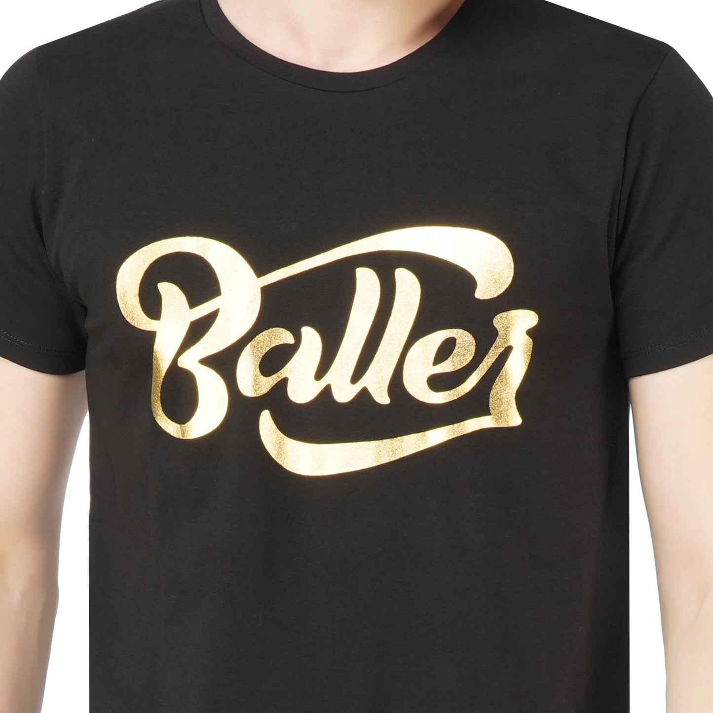 SLAY. Men's BALLER Edition Gold Foil Printed T-shirt-clothing-to-slay.myshopify.com-T-Shirt