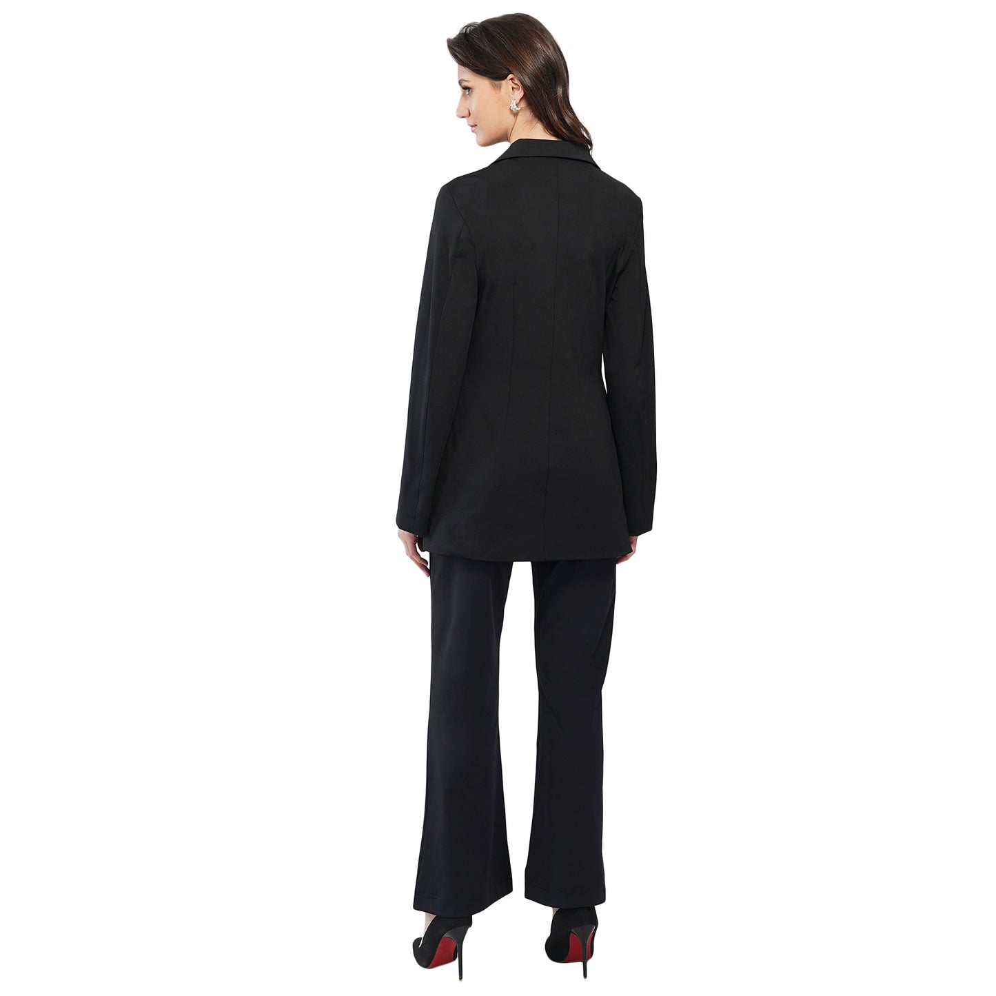 SLAY. Women's Black Tuxedo Blazer Pant Coord Set-clothing-to-slay.myshopify.com-Blazer Pant Coord Set