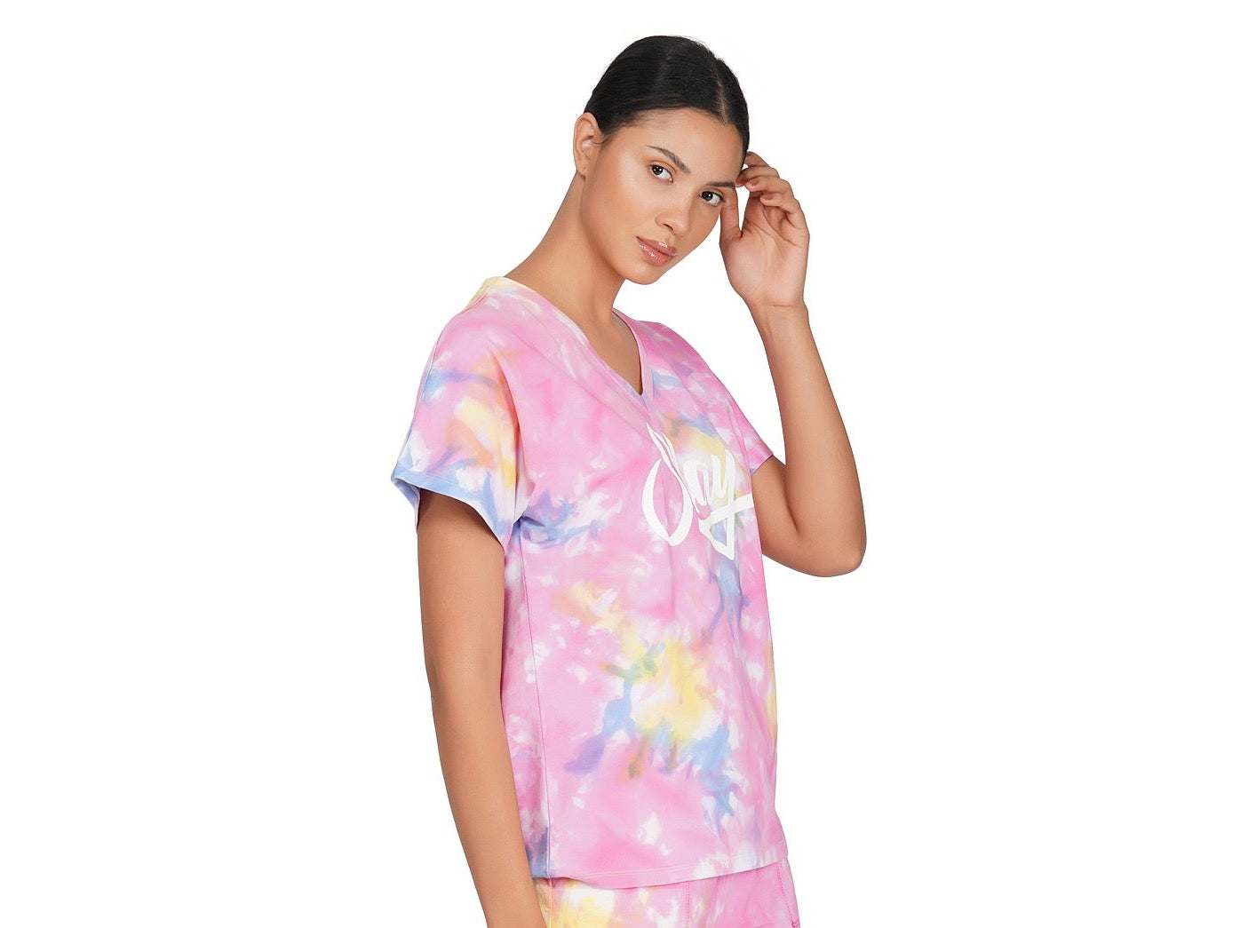 SLAY. Women's Pink Tie Dye T Shirt-clothing-to-slay.myshopify.com-Tracksuit
