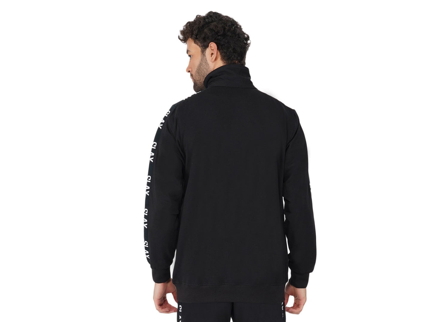 SLAY. Classic Men's Limited Edition Black Bomber Jacket-clothing-to-slay.myshopify.com-Tracksuit