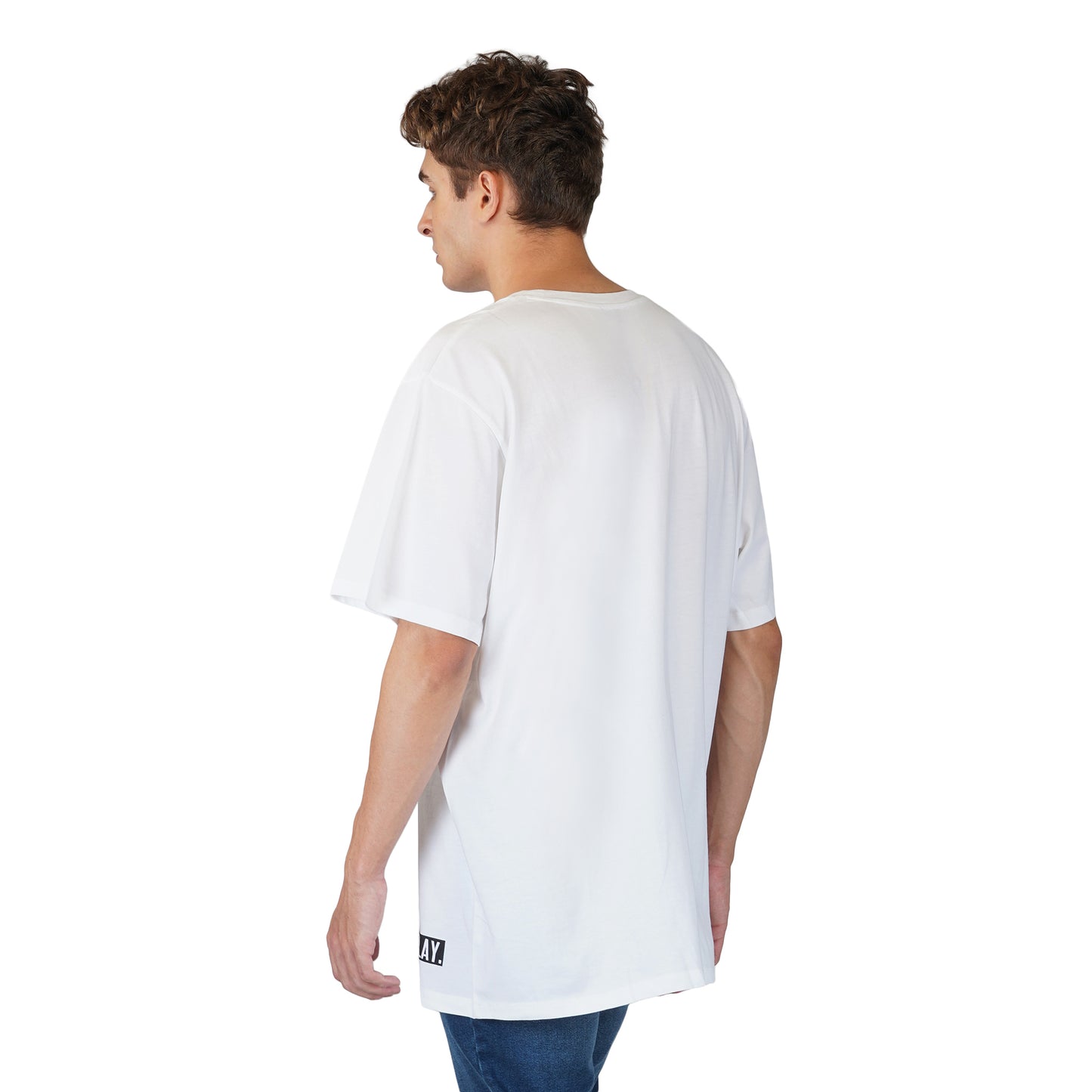 SLAY. Men's Bored Ape Smoking NFT Oversized Drop shoulder T shirt