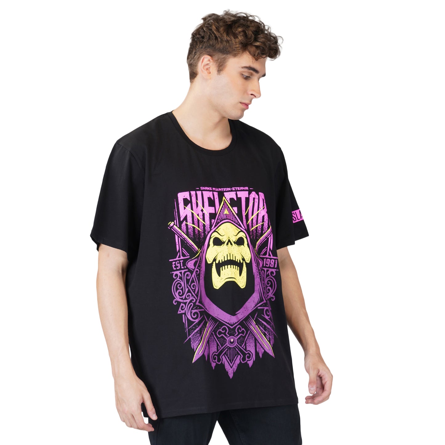 SLAY. Men's Skeletor Oversized Drop shoulder T shirt