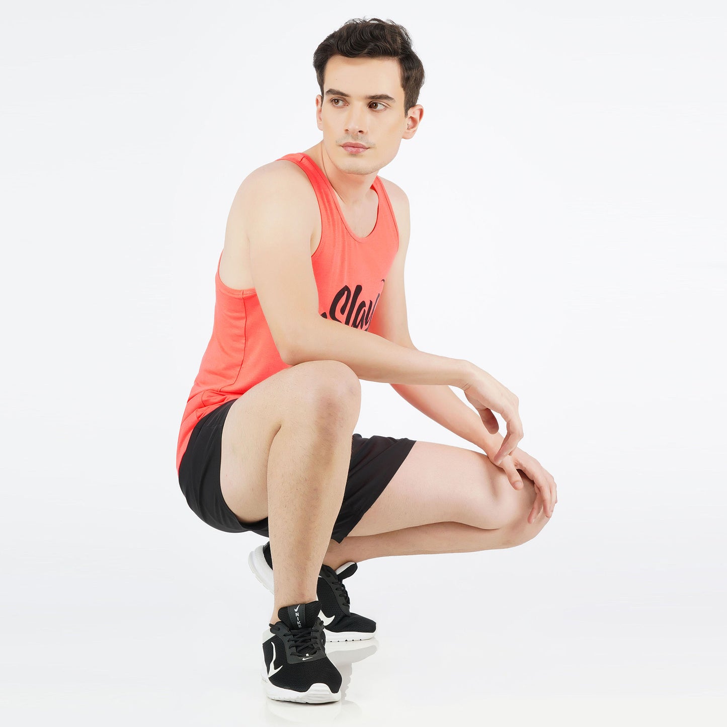 SLAY. Sport Men's Neon Pink Printed Vest-clothing-to-slay.myshopify.com-T-Shirt
