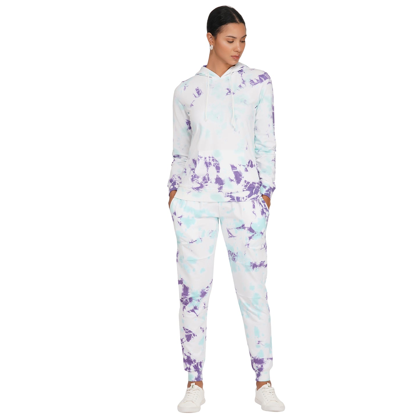 SLAY. Women's Tie Dye Hoodie & Joggers Co-ord Set-clothing-to-slay.myshopify.com-Tracksuit