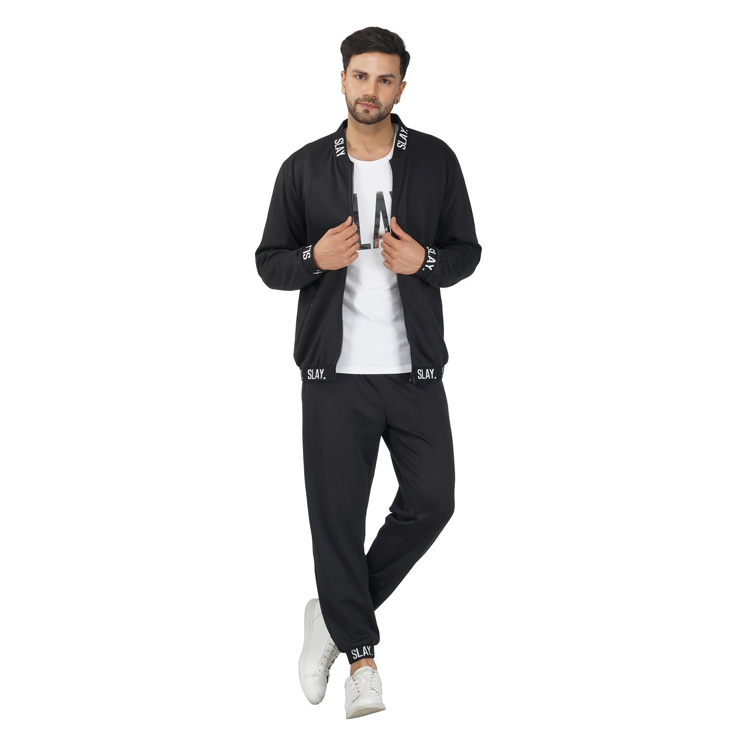 SLAY. Classic Men's Limited Edition Black Tracksuit