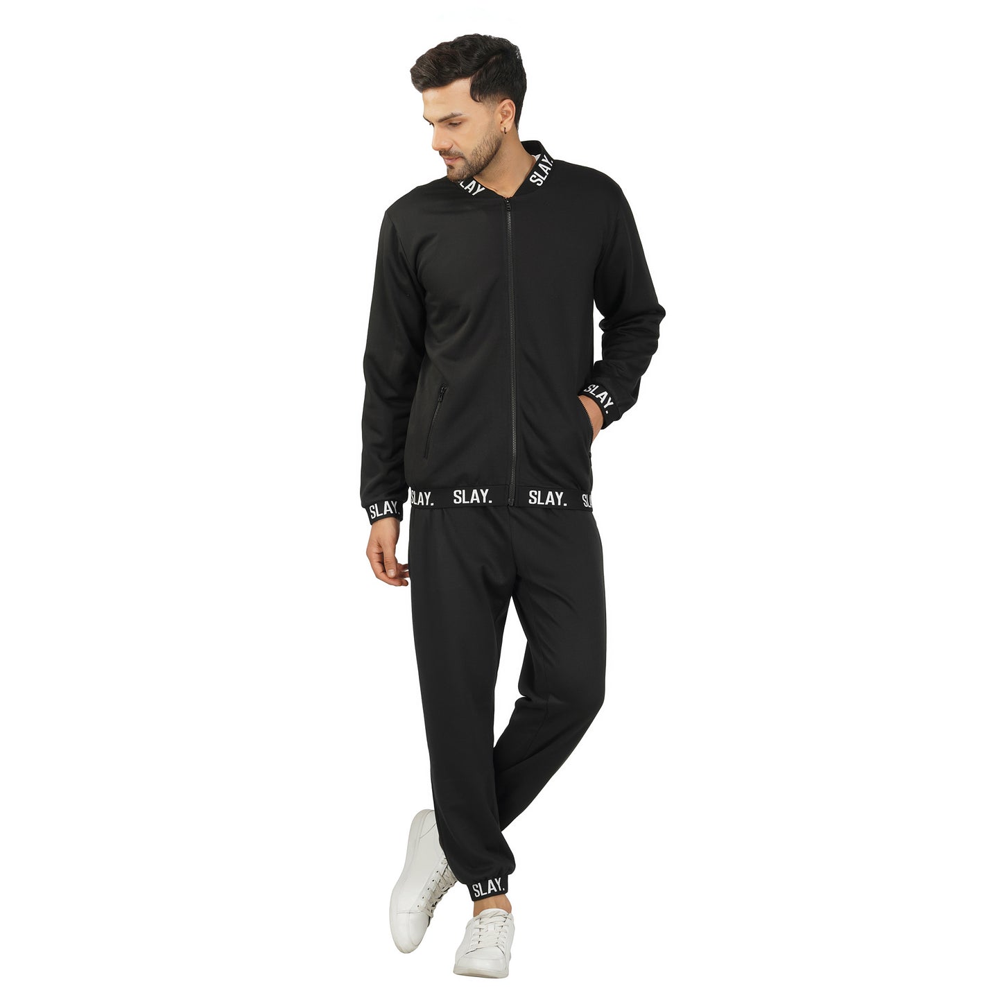 SLAY. Classic Men's Limited Edition Black Tracksuit