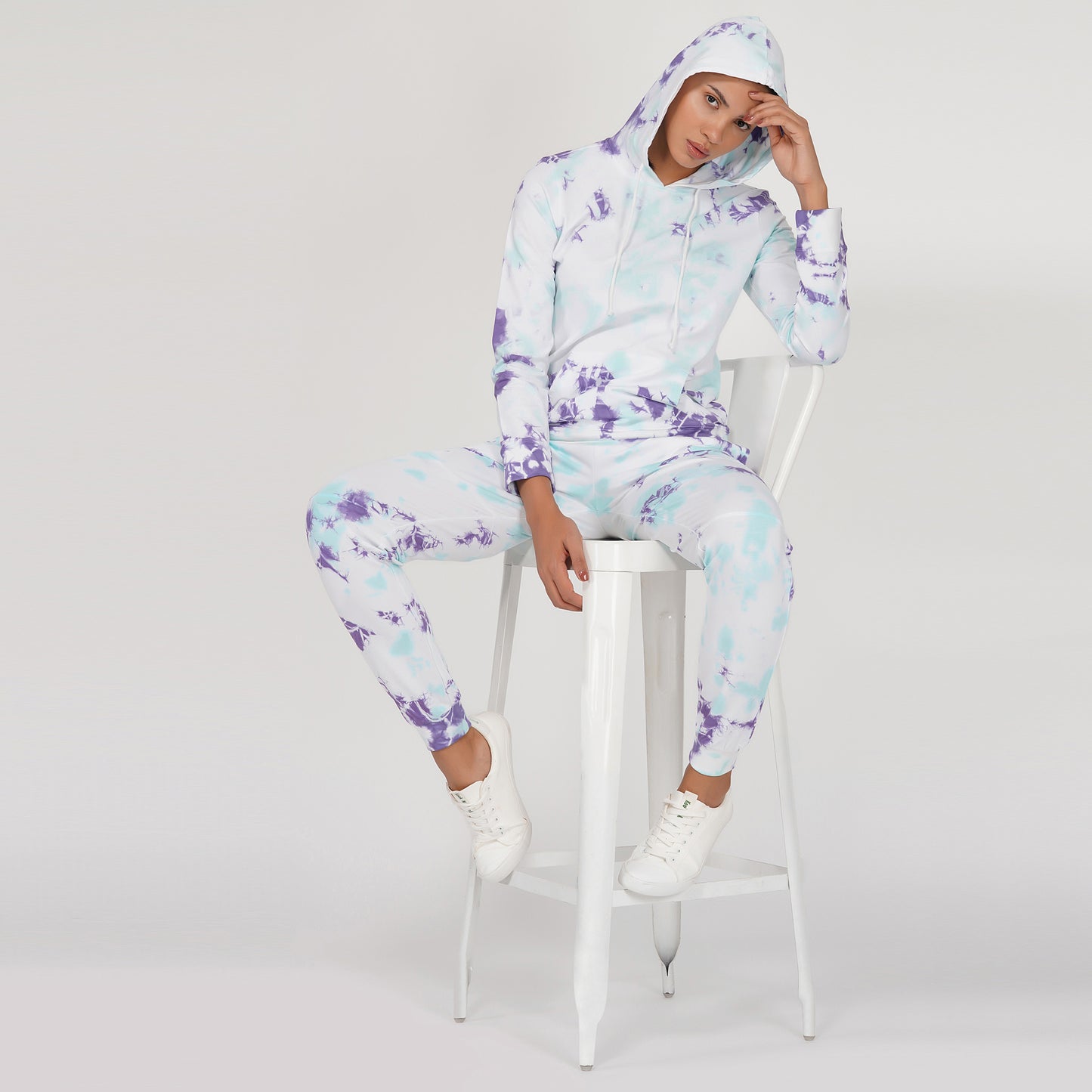 SLAY. Women's Tie Dye Hoodie & Joggers Co-ord Set-clothing-to-slay.myshopify.com-Tracksuit