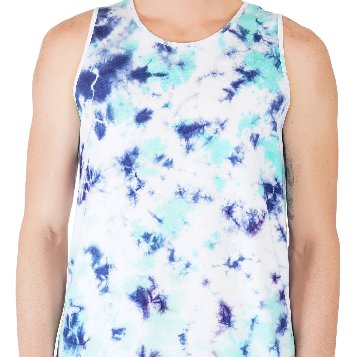 SLAY. Men's Tie Dye Vest & Shorts Co-ord Set