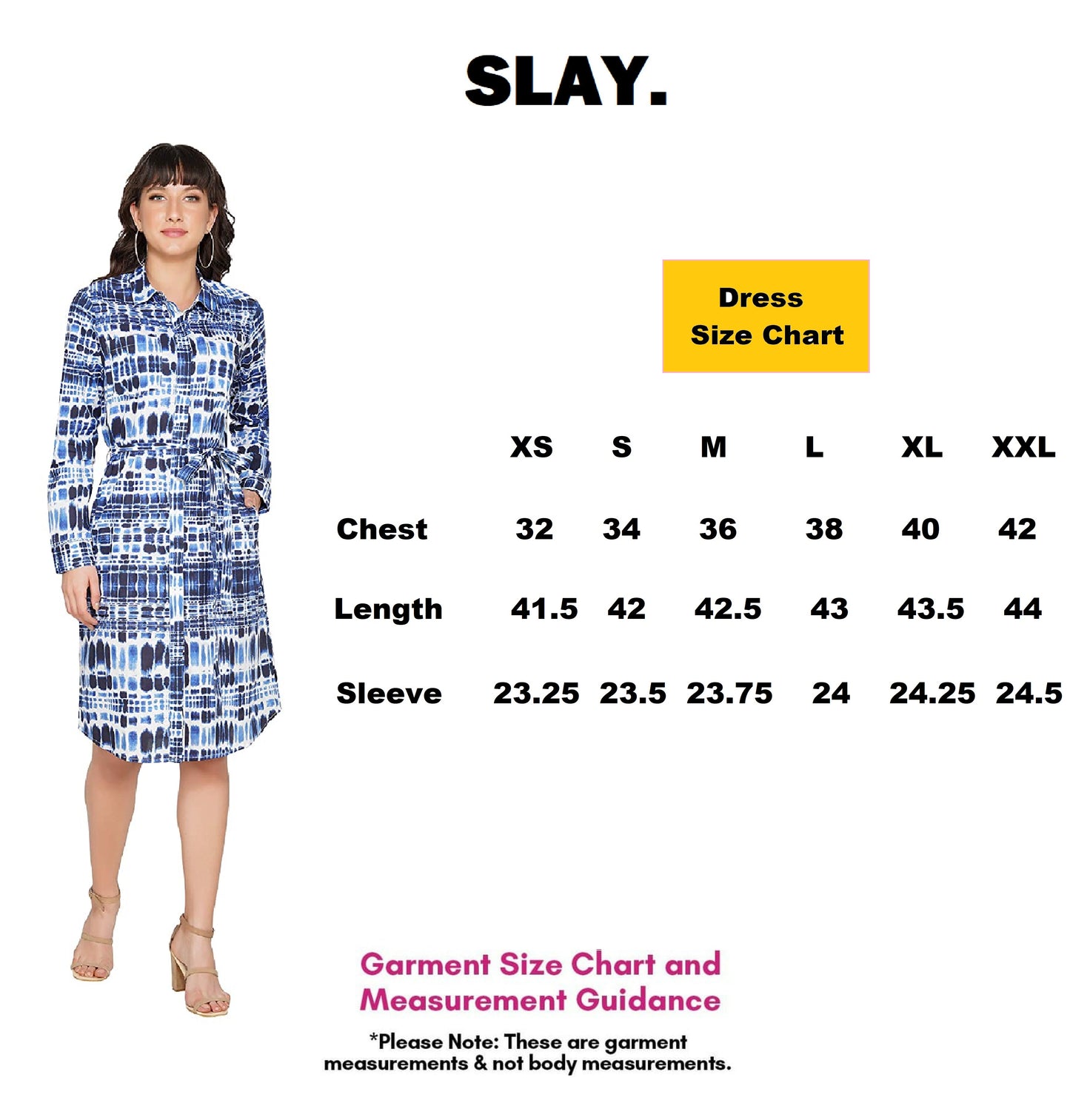 SLAY. Women's Blue Tie-Dye Print Shirt Dress With Roll Up Sleeves-clothing-to-slay.myshopify.com-Shirt Dress