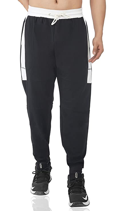 SLAY. Men's Black & White Joggers-clothing-to-slay.myshopify.com-Joggers