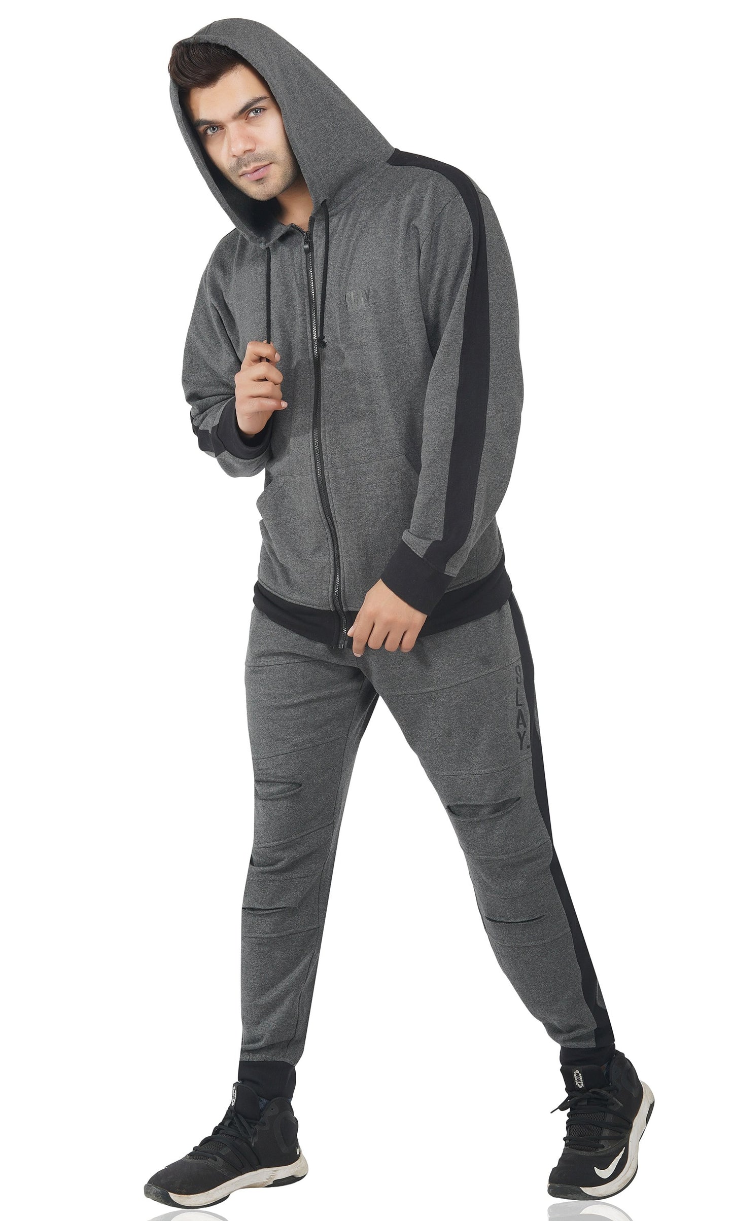 SLAY. Men's Dark Grey Jacket-clothing-to-slay.myshopify.com-Jacket