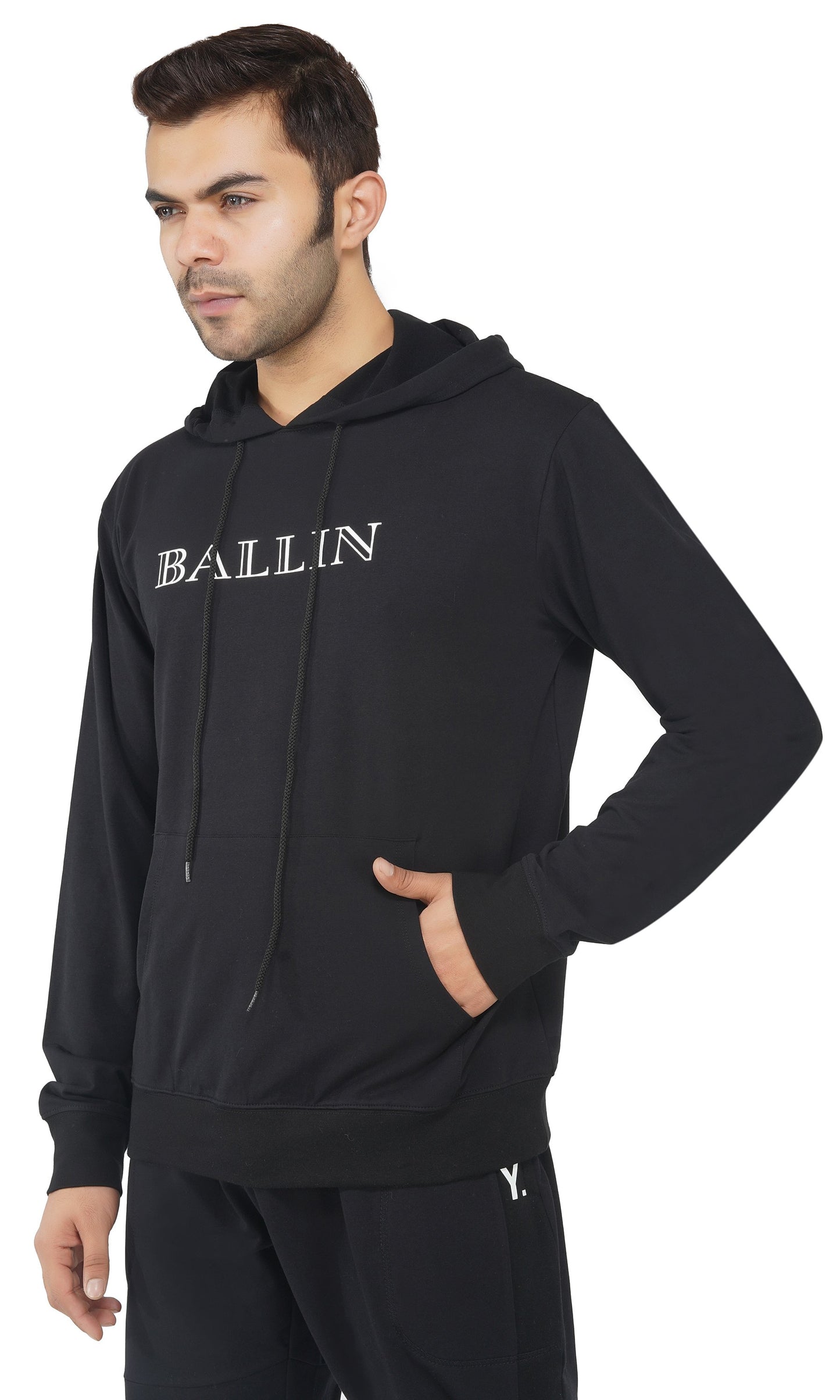 SLAY. Men's Printed BALLIN Edition Hoodie With Kangaroo Pocket-clothing-to-slay.myshopify.com-Hoodie