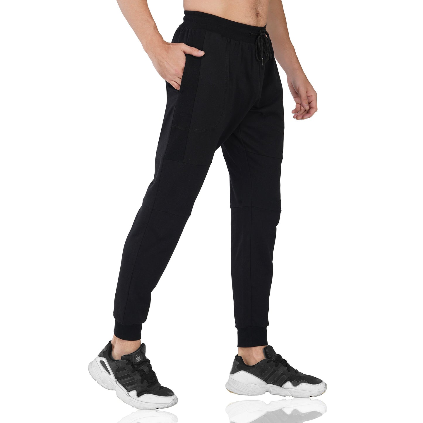 SLAY. Men's Gold Edition Black Joggers-clothing-to-slay.myshopify.com-Joggers