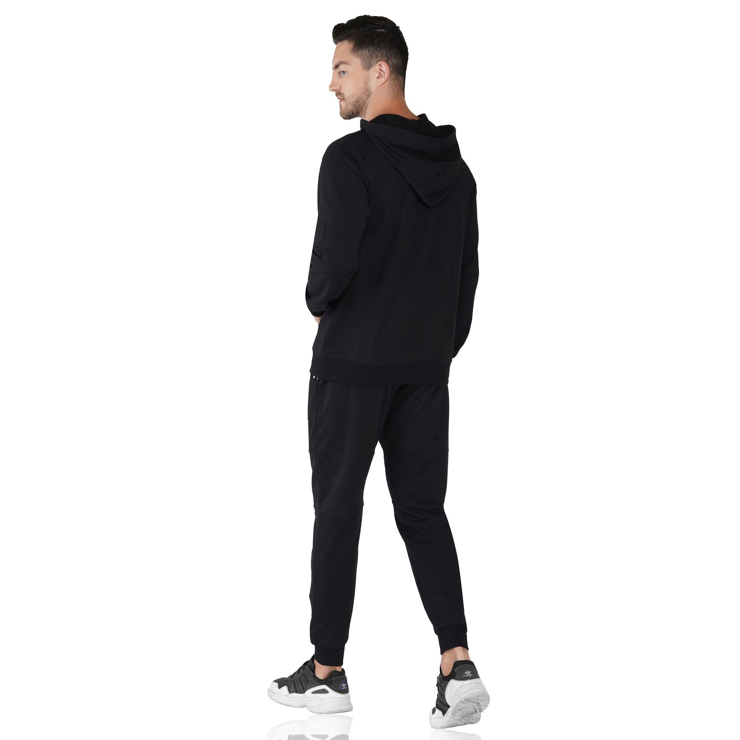 SLAY. Classic Men's Black Printed Tracksuit-clothing-to-slay.myshopify.com-Tracksuit