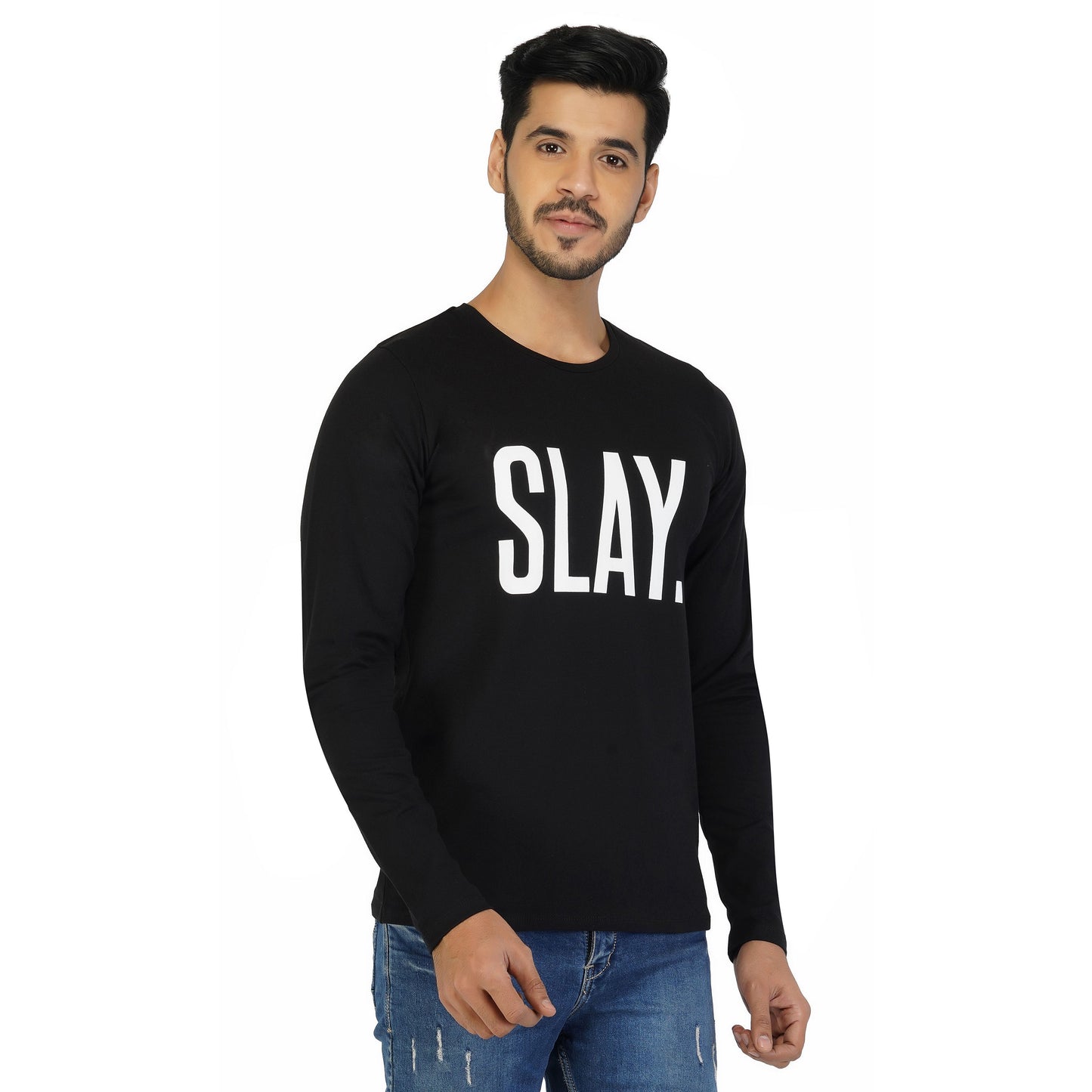 SLAY. Men's Printed Full Sleeves T-Shirt-clothing-to-slay.myshopify.com-T-shirt