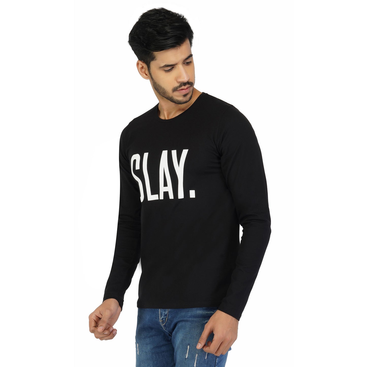 SLAY. Men's Printed Full Sleeves T-Shirt-clothing-to-slay.myshopify.com-T-shirt