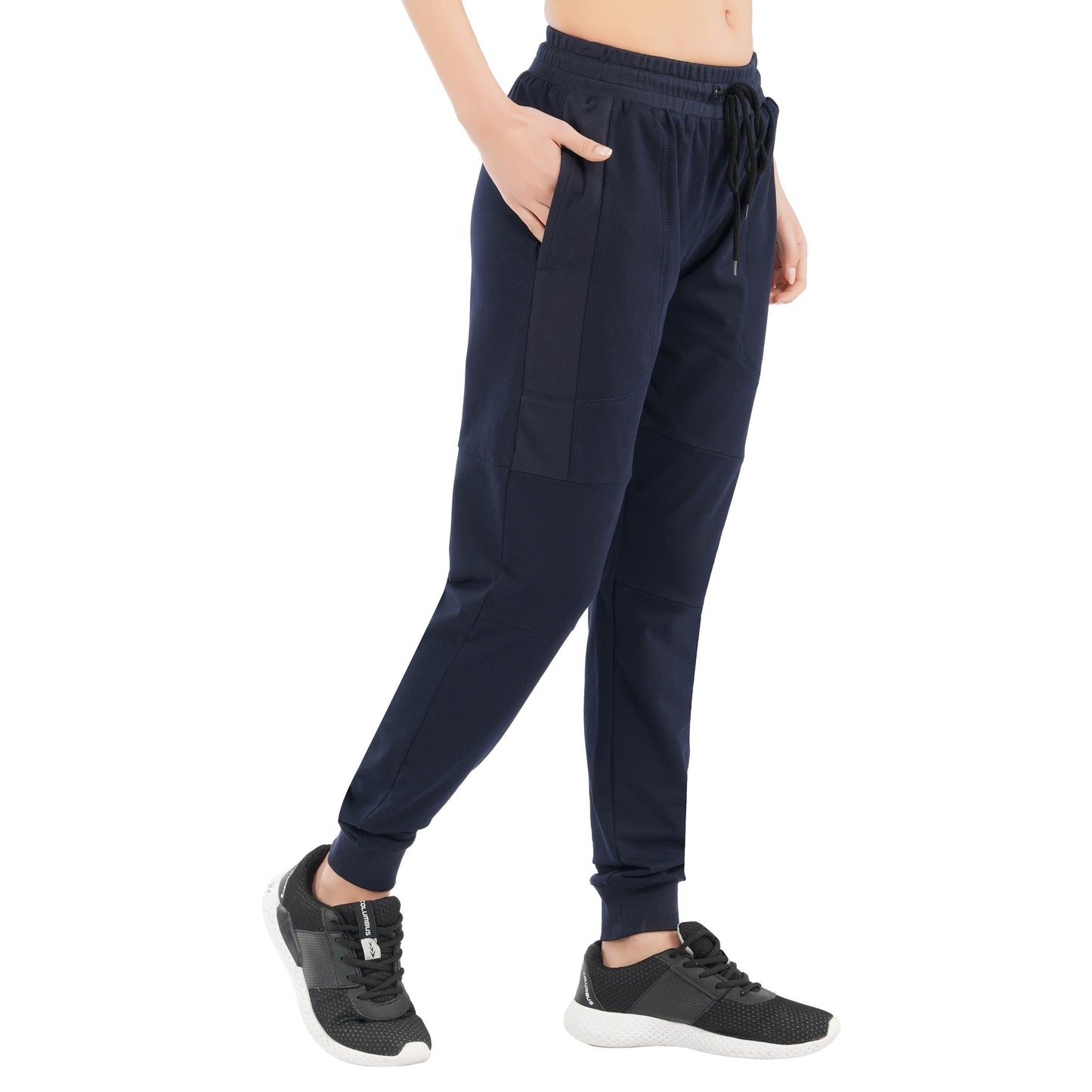 SLAY. Women's Navy Blue Joggers-clothing-to-slay.myshopify.com-Joggers