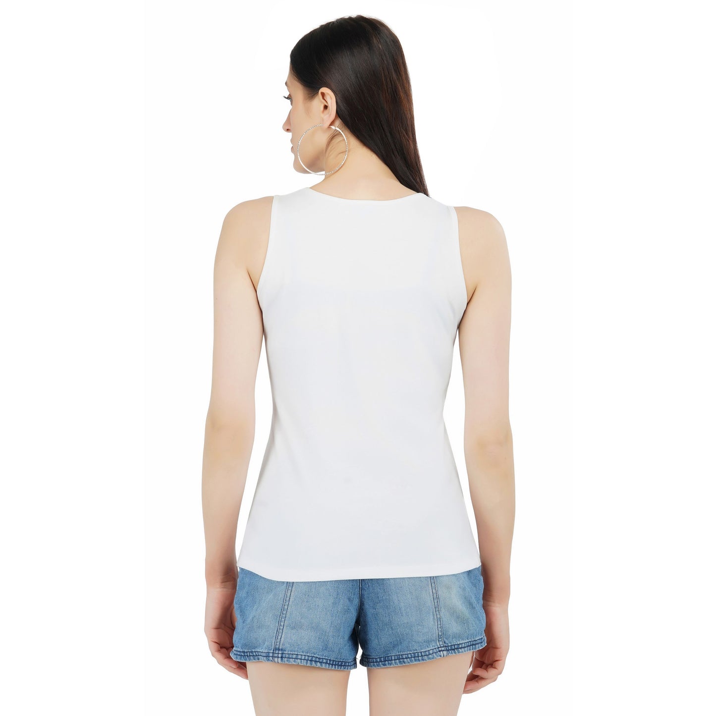 SLAY. Women's Gold Crystal Embellished Tank Top-clothing-to-slay.myshopify.com-Top