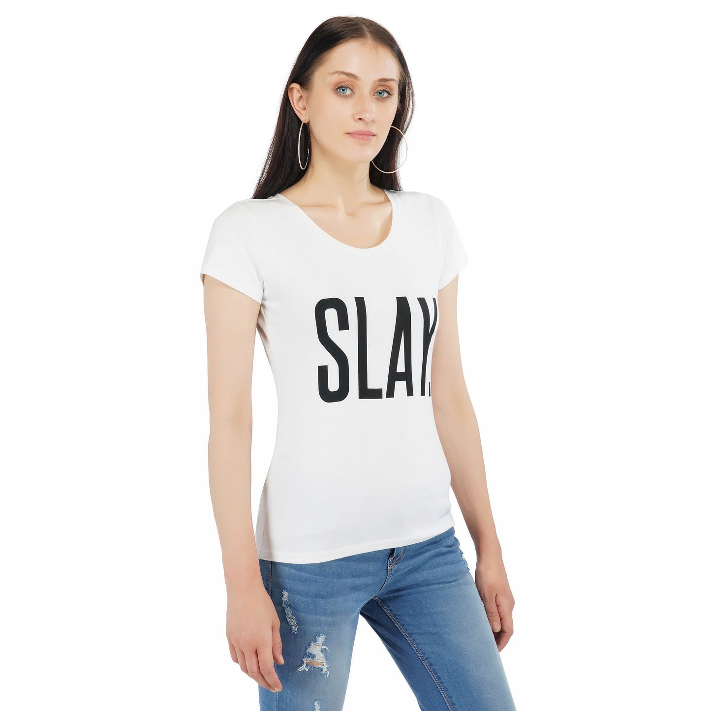 SLAY. Women's Printed T-shirt-clothing-to-slay.myshopify.com-T-shirt