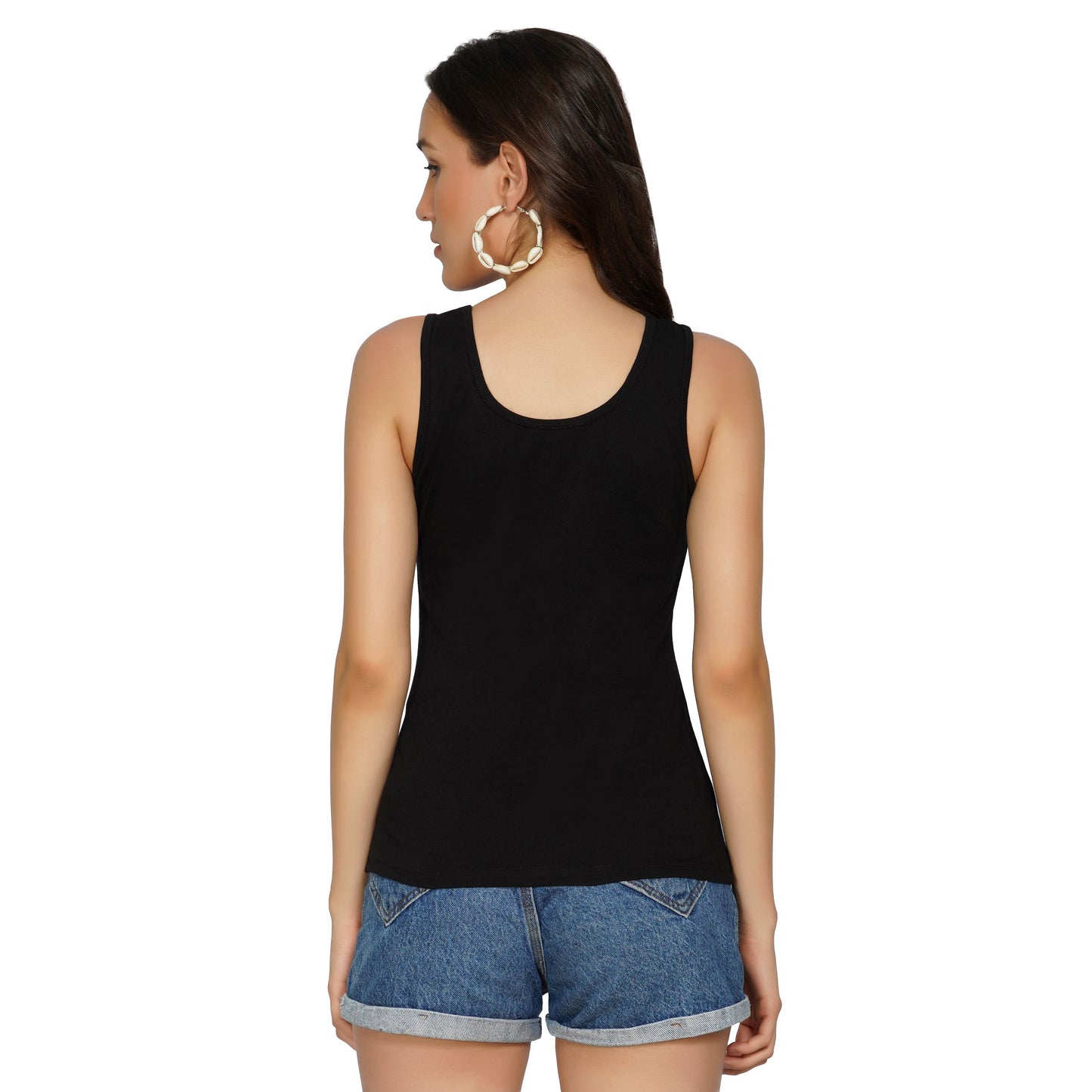 SLAY. Women's Limited Edition Gold Foil Matt Finish Print Tank Top-clothing-to-slay.myshopify.com-Tank Top